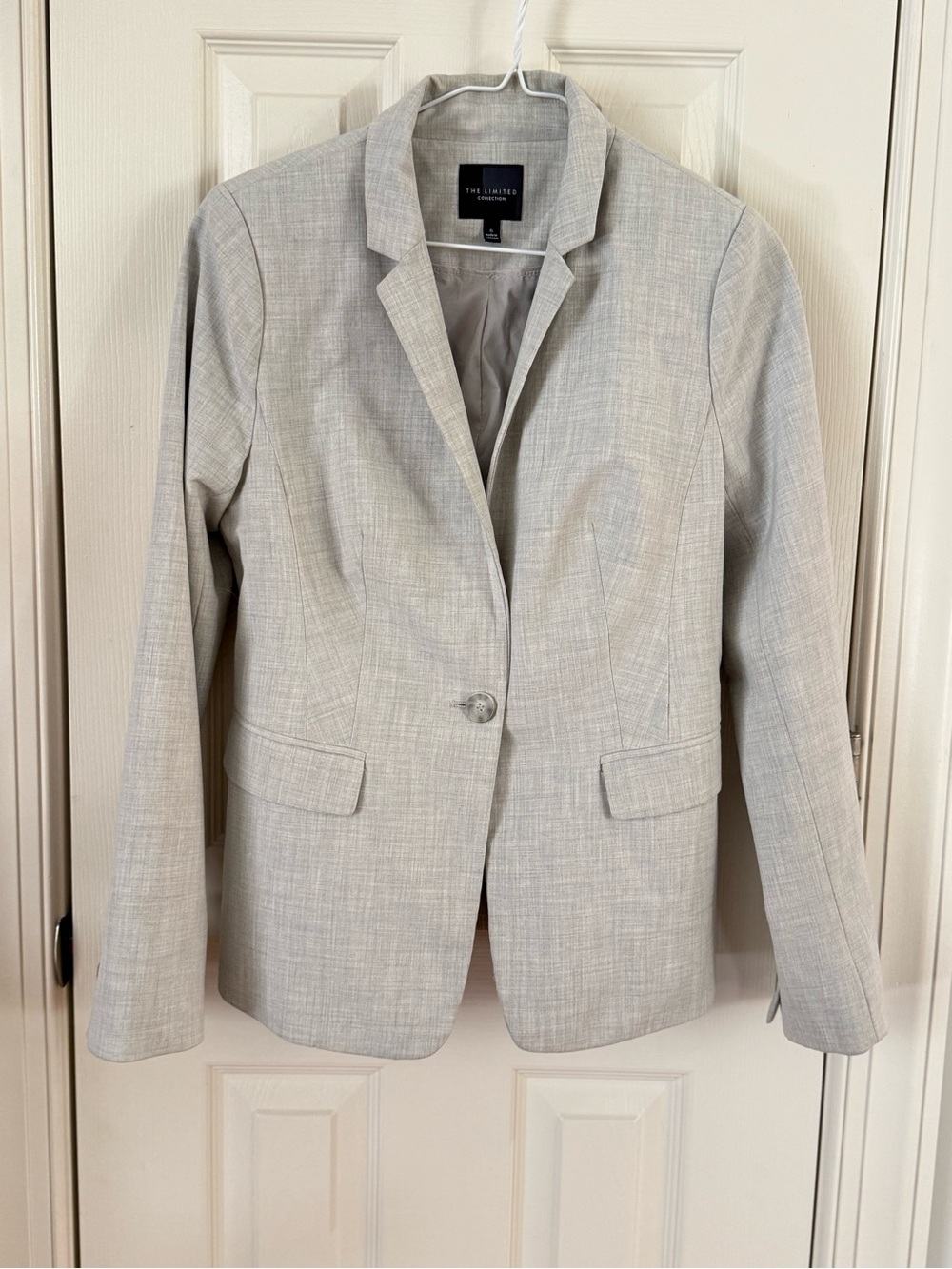 The Limited Collection Gray Tailored One Button Blazer Women’s Size 6